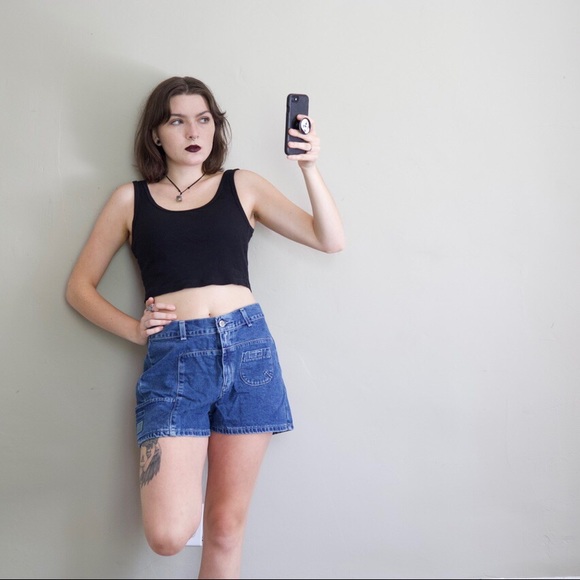 Medium Wash L2 90’s-ysk Levis Denim Shorts - Picture 3 of 4